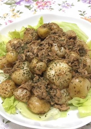 素揚げポテトとツナのレモン醤油-レシピのメイン写真