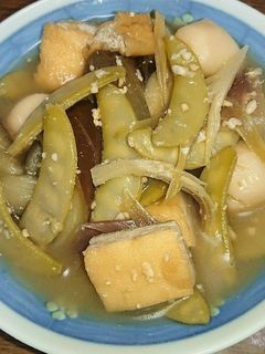 茄子と豆の煮たが-レシピのメイン写真