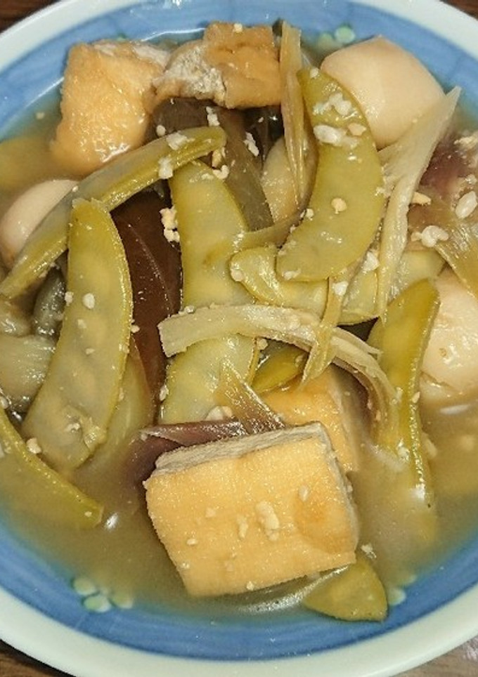 茄子と豆の煮たが-レシピのメイン写真