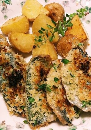 アジの香草パン粉焼き-レシピのメイン写真