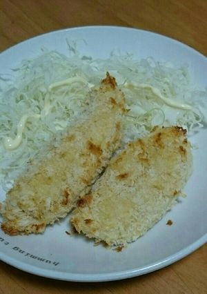クローン病食@揚げない「ささみカツ」-レシピのメイン写真