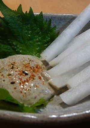 酒の肴に♪カニ味噌ディップ 七味がけ～☆-レシピのメイン写真