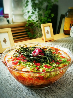 ヘルシー梅オクラそーめん-レシピのメイン写真