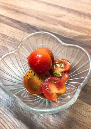 ミニトマトマリネwithバルサミコ醤油♪-レシピのメイン写真