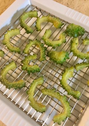 農家オススメ!ゴーヤから揚げ。-レシピのメイン写真