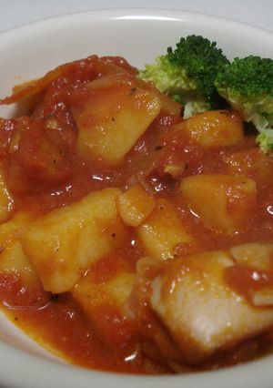 コトコト簡単☆鶏肉のトマト煮-レシピのメイン写真