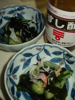 すし酢を使って☆わかめときゅうりの酢の物-レシピのメイン写真