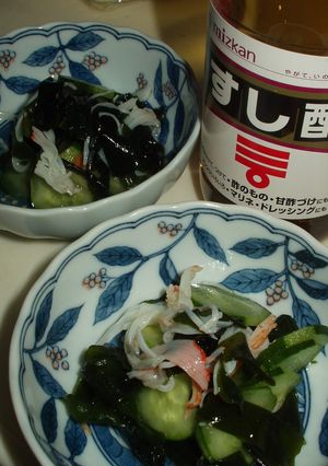 すし酢を使って☆わかめときゅうりの酢の物-レシピのメイン写真