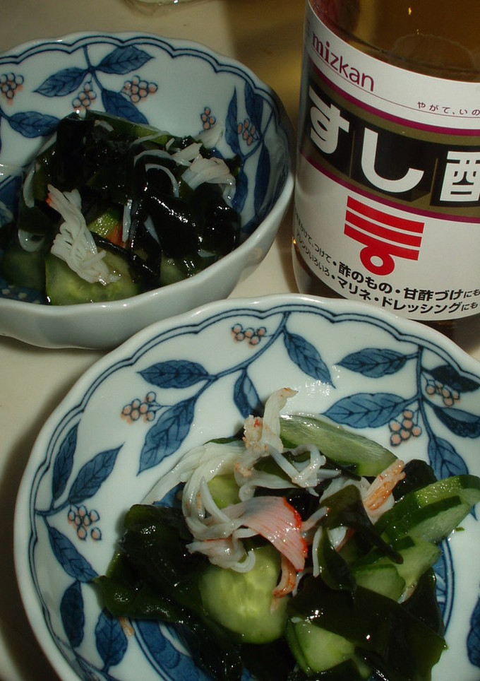 すし酢を使って☆わかめときゅうりの酢の物-レシピのメイン写真