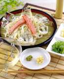 白だしで簡単▷冷製◁塩だれつけうどん