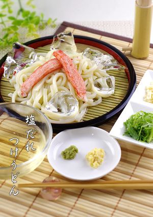 白だしで簡単▷冷製◁塩だれつけうどん-レシピのメイン写真