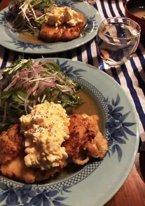 チキン南蛮 黒酢あんと柚子胡椒のタルタル-レシピのメイン写真