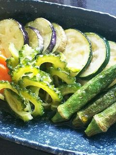 あっさり!簡単♡夏野菜の揚げ浸し-レシピのメイン写真