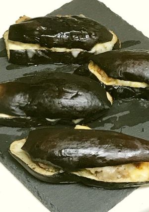 ビストロオーブンでナスの豚肉チーズ焼き-レシピのメイン写真