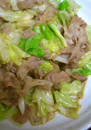 ♪10分あれば出来る！豚キャベツ♪塩味♪-レシピのメイン写真