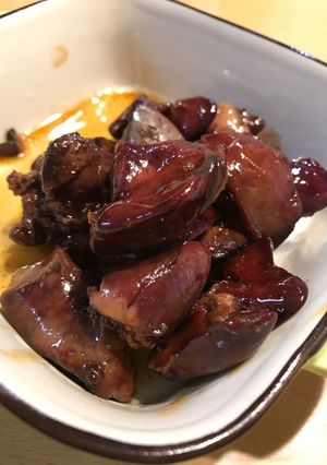 血肝の煮付け-レシピのメイン写真