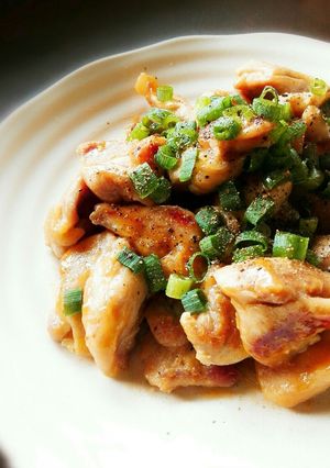 塩トマトの残り汁で、鶏肉のさっぱり煮。-レシピのメイン写真