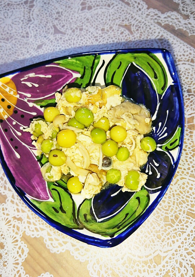 ふわとろ♥簡単豆腐とえんどう豆の卵とじ♥-レシピのメイン写真