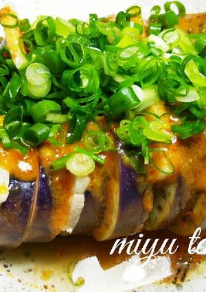 なすと豚バラのレンチン蒸し♪ピリ辛味噌味-レシピのメイン写真