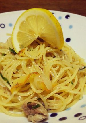 【男の料理】ミントとレモンの爽やかパスタ-レシピのメイン写真