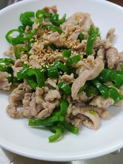 豚肉とピーマンの白だし炒め-レシピのメイン写真