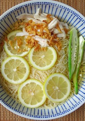 夏にすっきり！レモンそうめん-レシピのメイン写真