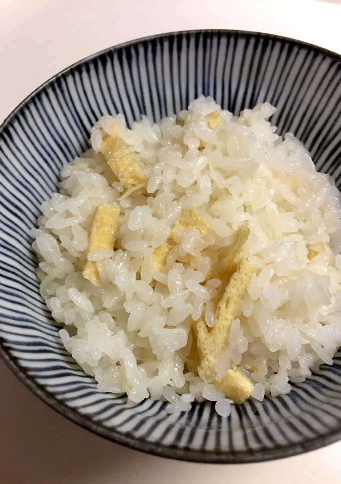 煎り酒で。新生姜と揚げの炊き込みご飯-レシピのメイン写真