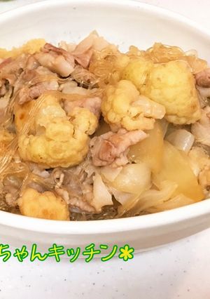 麺つゆで簡単♡カリフラワーの煮物-レシピのメイン写真