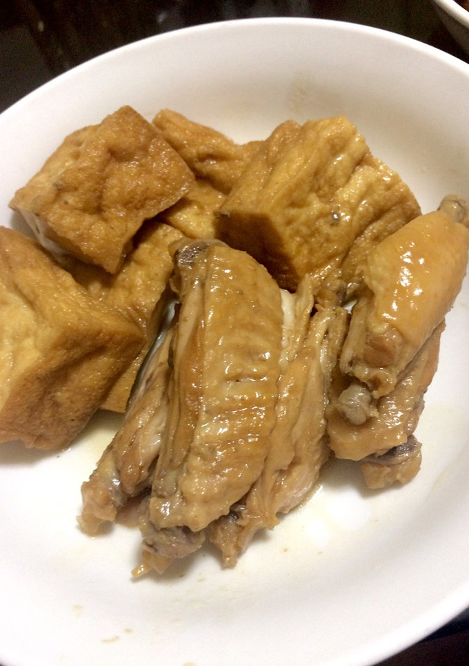 炊飯器で☆手羽中と厚揚げのさっぱり煮-レシピのメイン写真