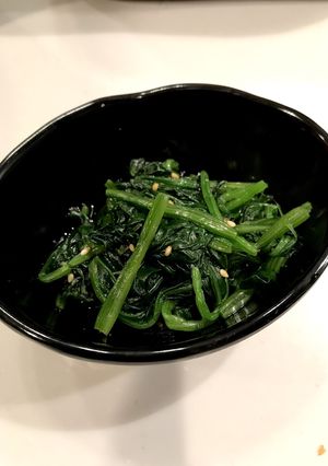 レンジでほうれん草のおひたし-レシピのメイン写真