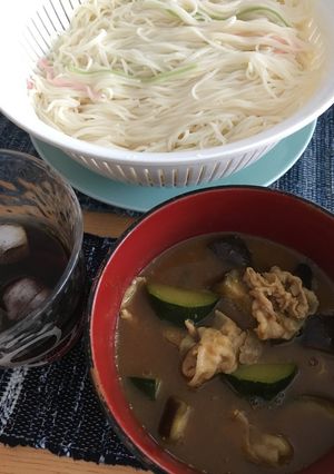 うどん、そうめんのカレー付け汁-レシピのメイン写真
