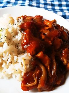 焼き肉のたれで☆即席ハヤシライス♪-レシピのメイン写真