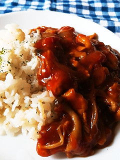 焼き肉のたれで☆即席ハヤシライス♪-レシピのメイン写真