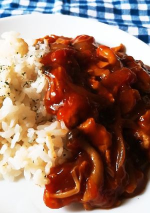 焼き肉のたれで☆即席ハヤシライス♪-レシピのメイン写真