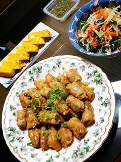 簡単!野菜の肉巻きアマダレ-レシピのメイン写真