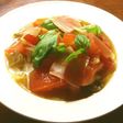 トマトとじゅんさいの冷たいパスタ