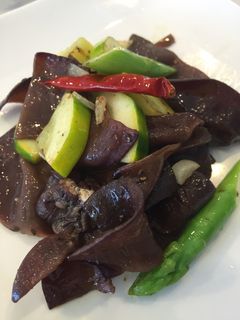 生キクラゲと夏野菜のニンニク炒め-レシピのメイン写真