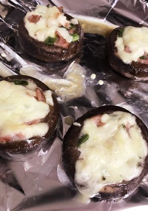 簡単副菜♪しいたけのベーコン焼き-レシピのメイン写真
