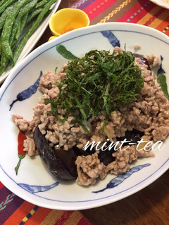 カンタン! 米ナスのそぼろあんかけ-レシピのメイン写真