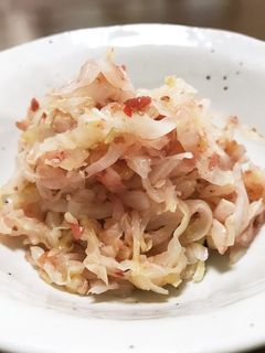 作り置き キャベツの梅和え-レシピのメイン写真