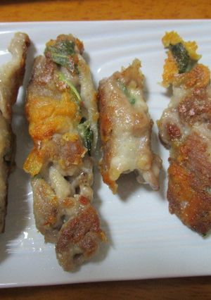 豚肉　しそ　チーズ巻き-レシピのメイン写真
