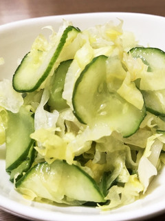 作り置き レタスと胡瓜のレモンサラダ-レシピのメイン写真
