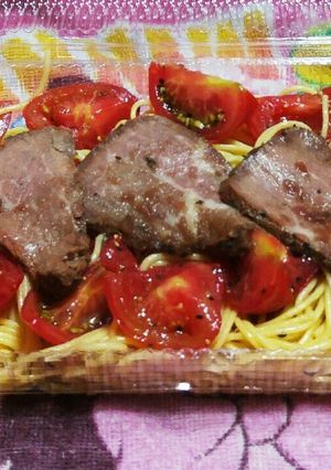 サラダスパをちょつと豪華にデパ地下風に。-レシピのメイン写真