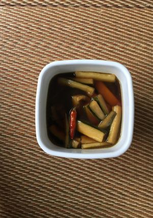 キュウリ　大量消費 かんたんゴマ油炒め-レシピのメイン写真