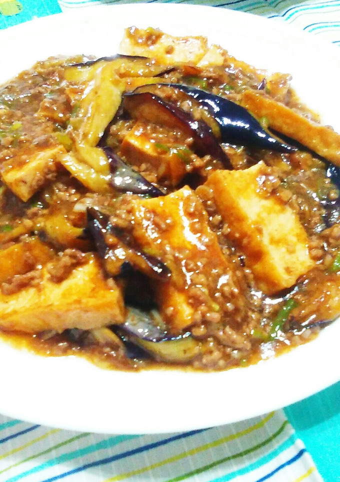 なすと厚揚げの麻婆風-レシピのメイン写真