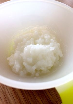 【離乳食中期〜後期】ご飯から5倍粥-レシピのメイン写真