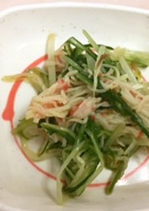 栄養士献立　水菜のお浸し-レシピのメイン写真