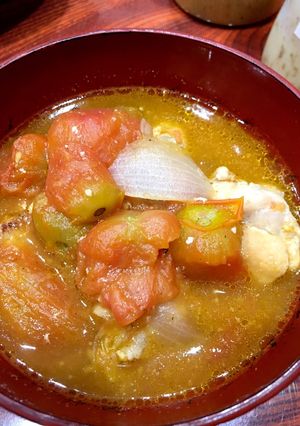 トマト大量消費！！トマトチキンスープ-レシピのメイン写真