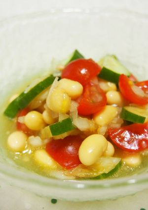 爽やかゆず果汁で♪大豆のマリネ♪-レシピのメイン写真