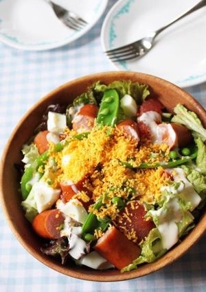 チェダーチーズのミモザサラダ-レシピのメイン写真
